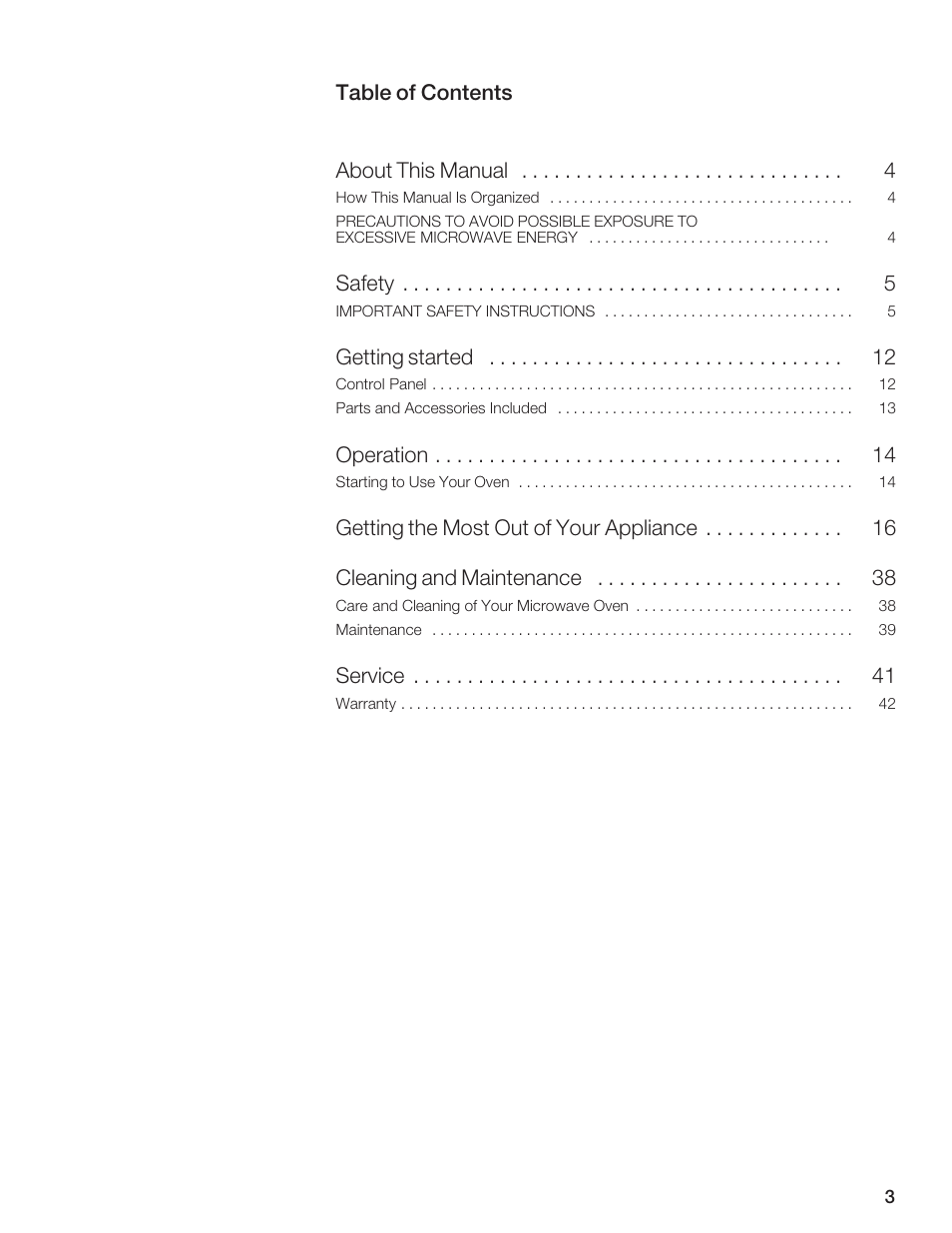 Thermador MCES User Manual | Page 3 / 136