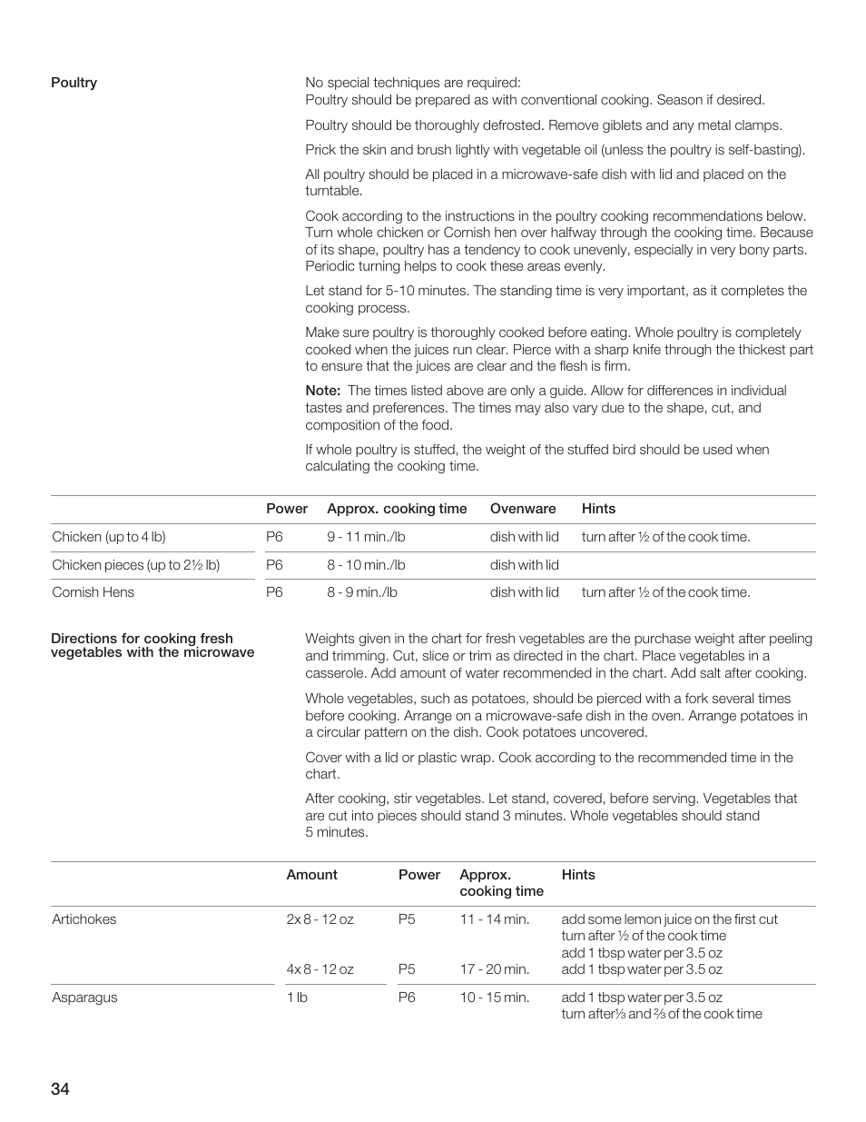 Thermador MCES User Manual | Page 34 / 136