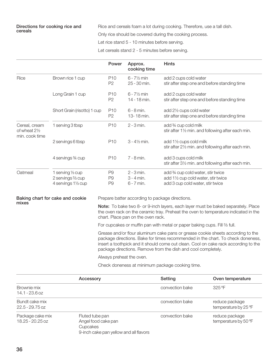Thermador MCES User Manual | Page 36 / 136