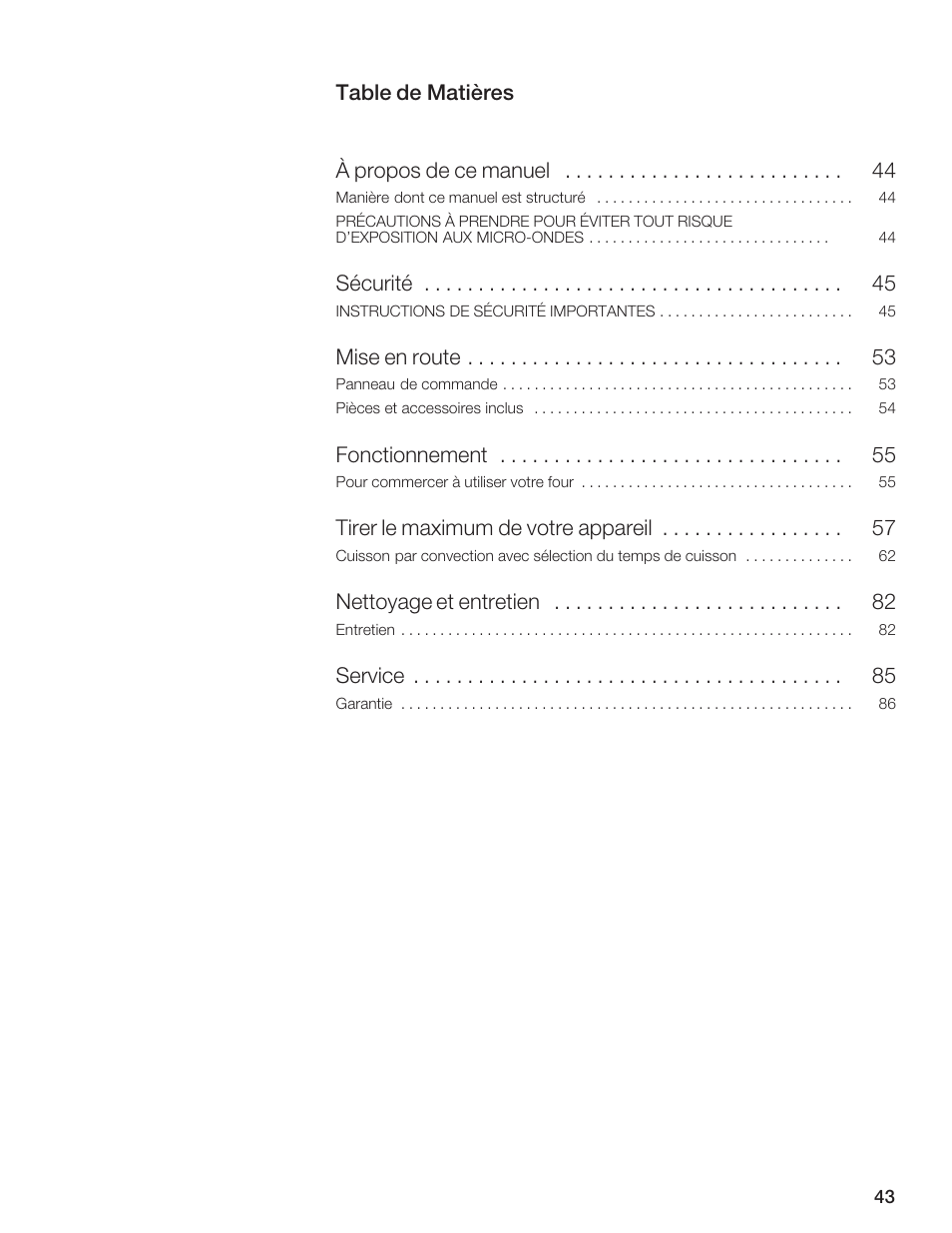 Thermador MCES User Manual | Page 43 / 136