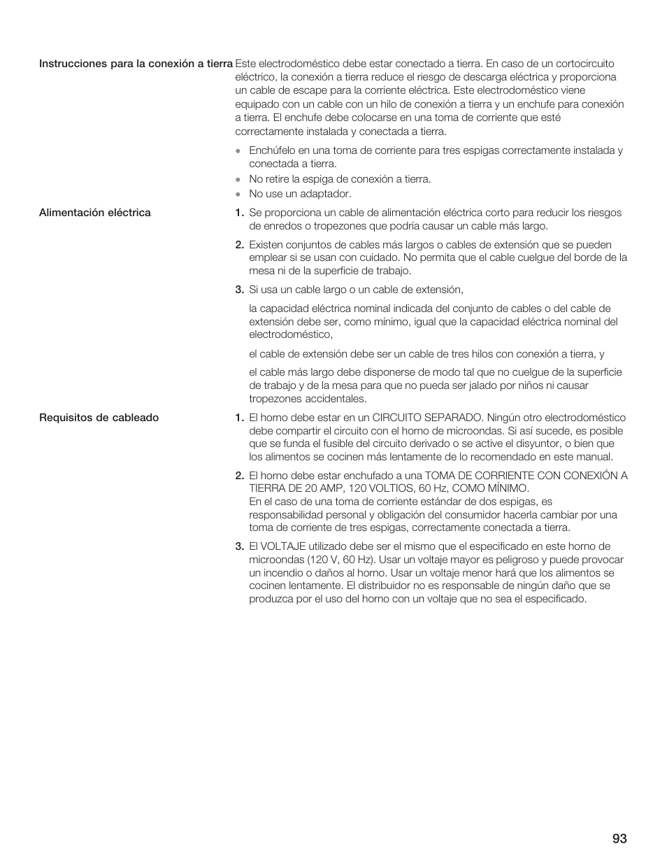 Thermador MCES User Manual | Page 93 / 136