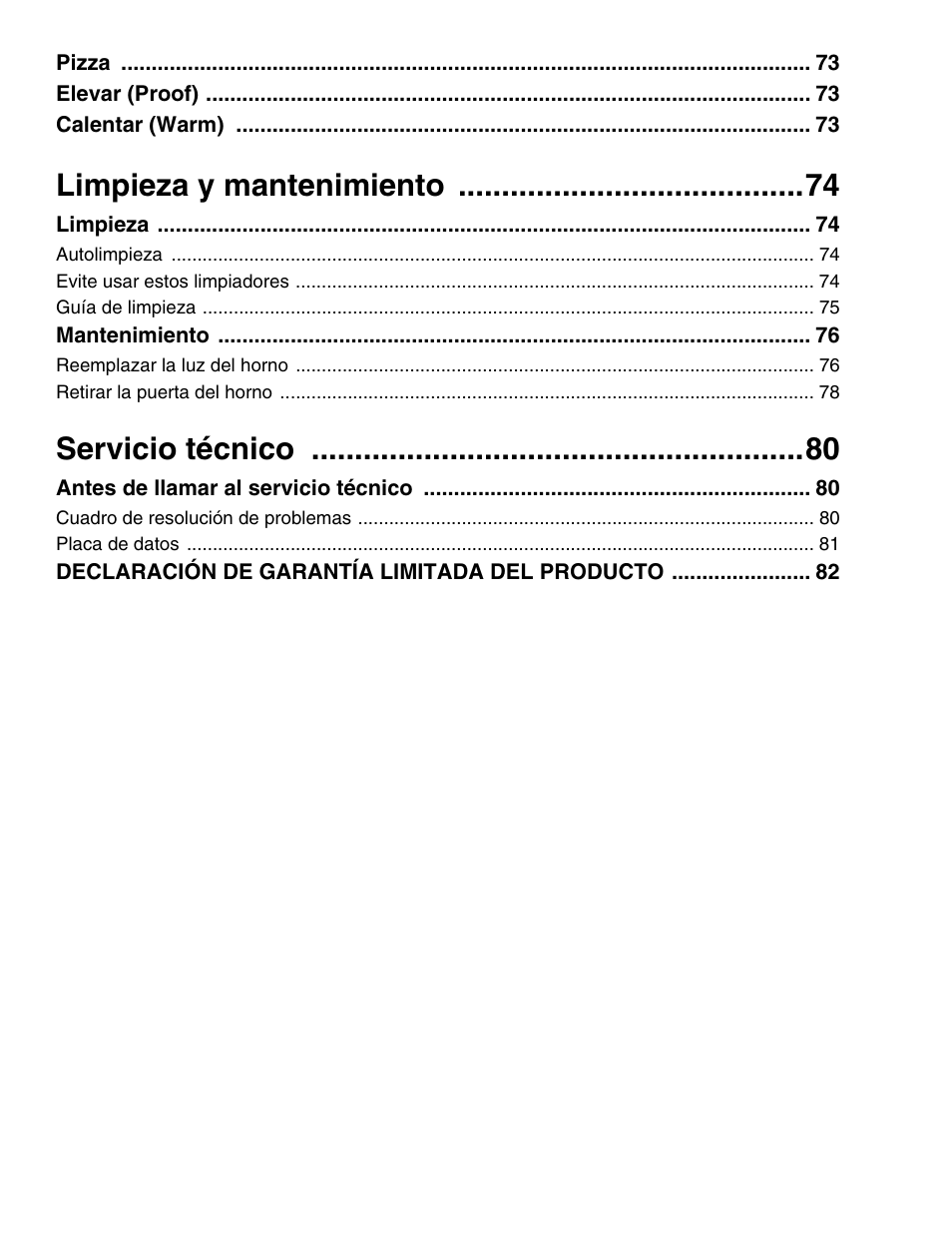 Limpieza y mantenimiento, Servicio técnico | Thermador M301E User Manual | Page 42 / 128