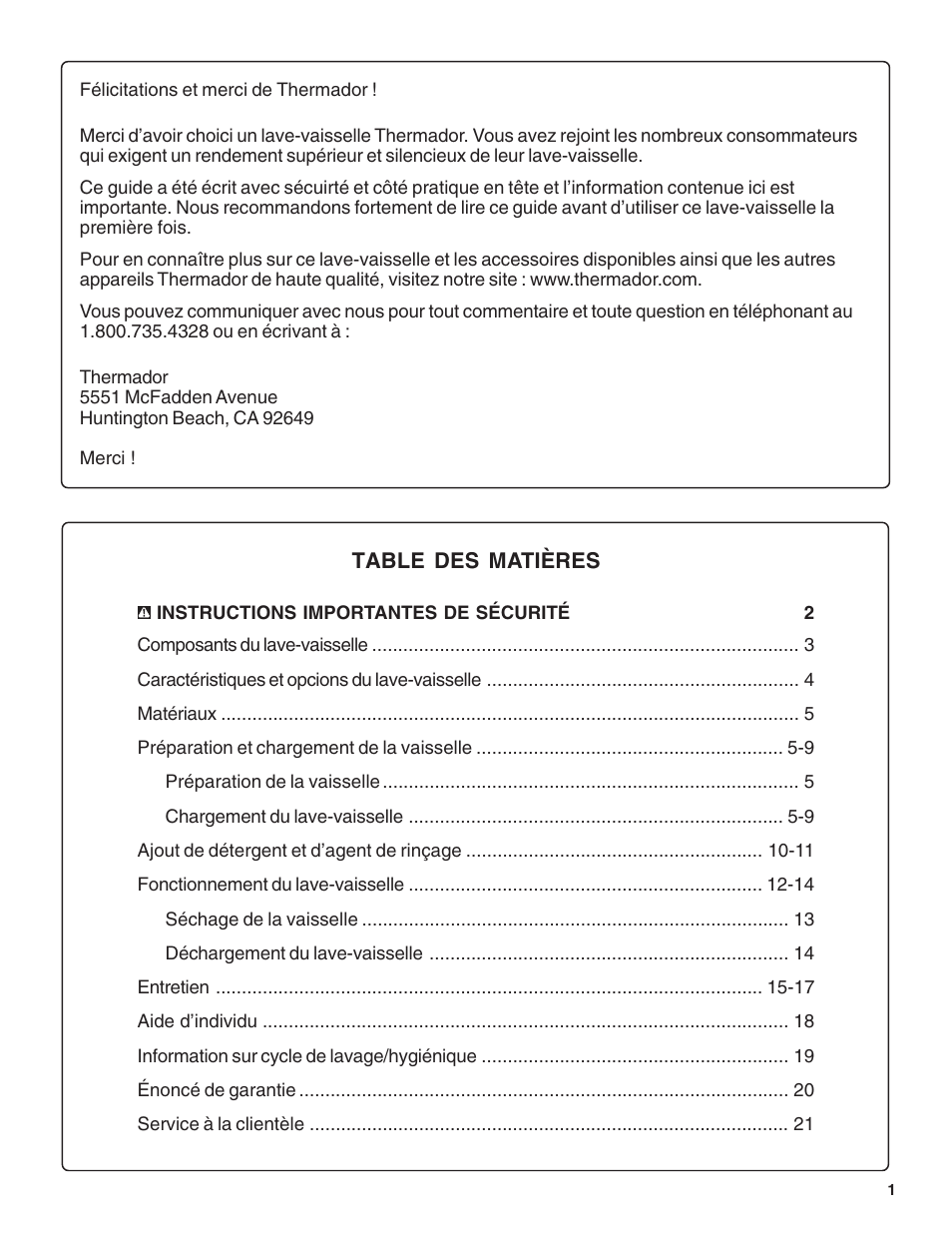 Thermador DWHD64CS User Manual | Page 25 / 70