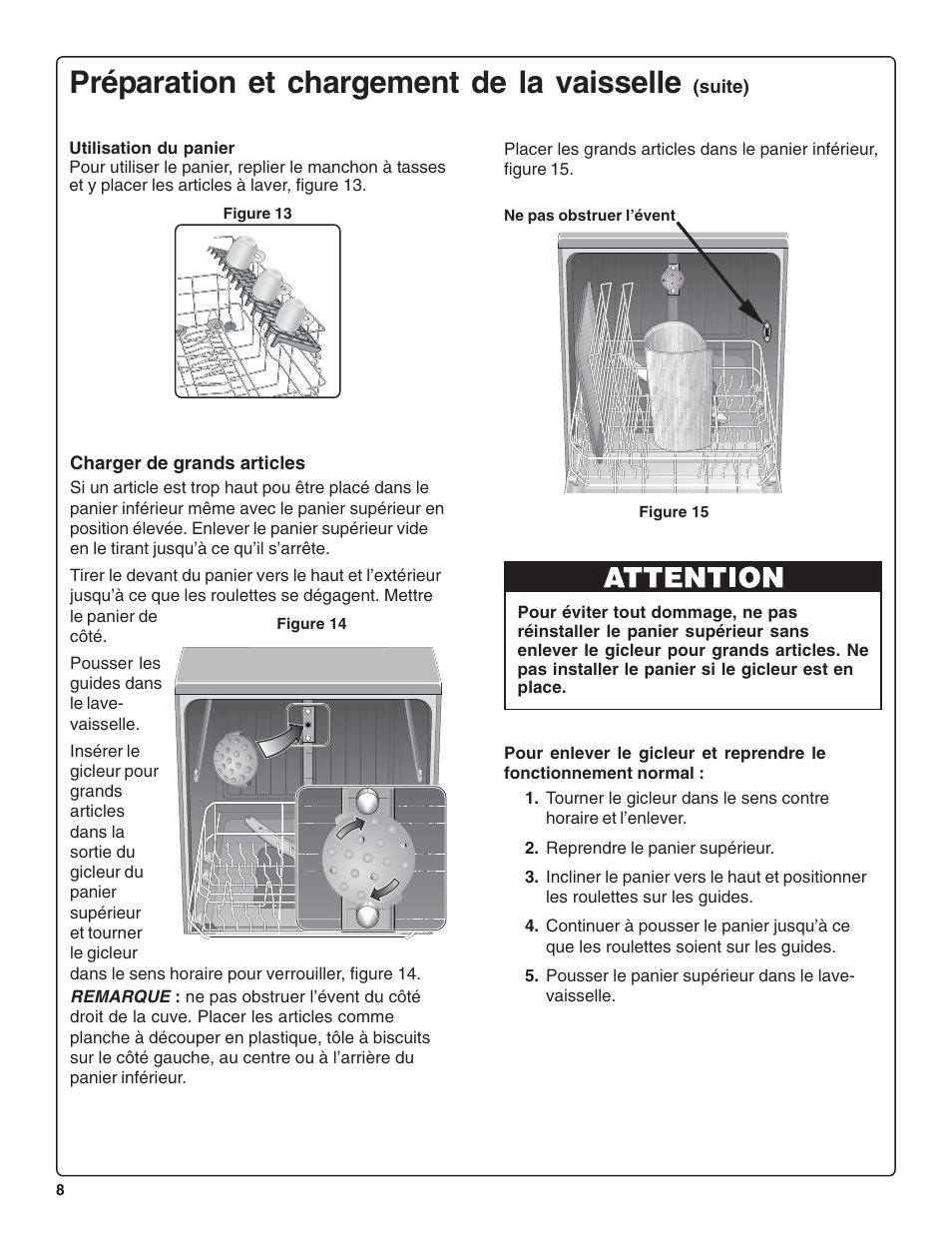 Préparation et chargement de la vaisselle | Thermador DWHD64CS User Manual | Page 32 / 70