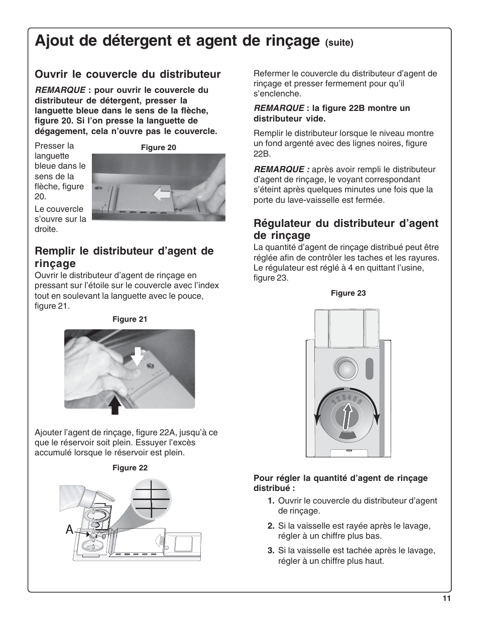 Ajout de détergent et agent de rinçage | Thermador DWHD64CS User Manual | Page 35 / 70