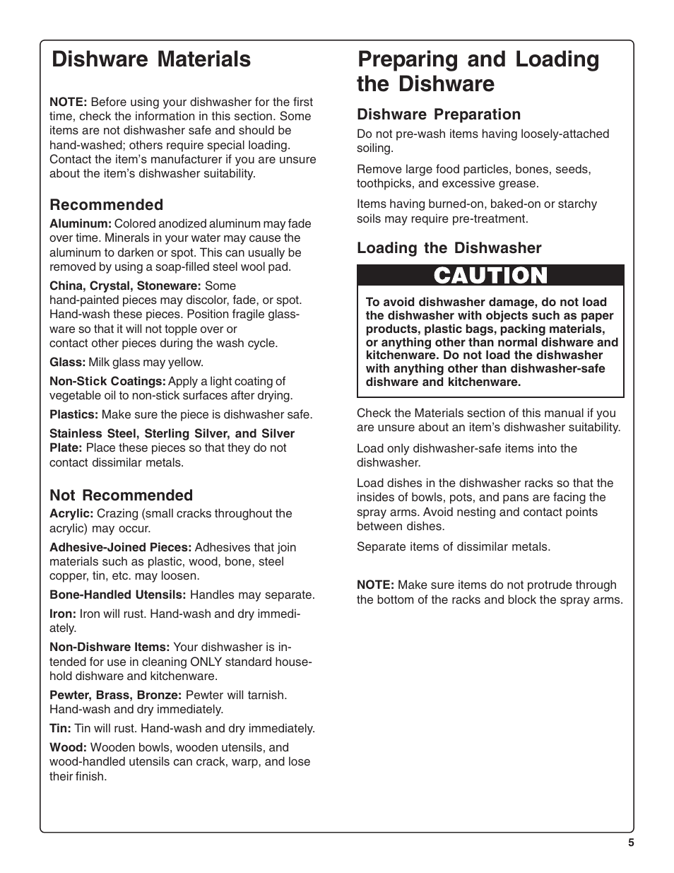 Thermador DWHD64CS User Manual | Page 7 / 70