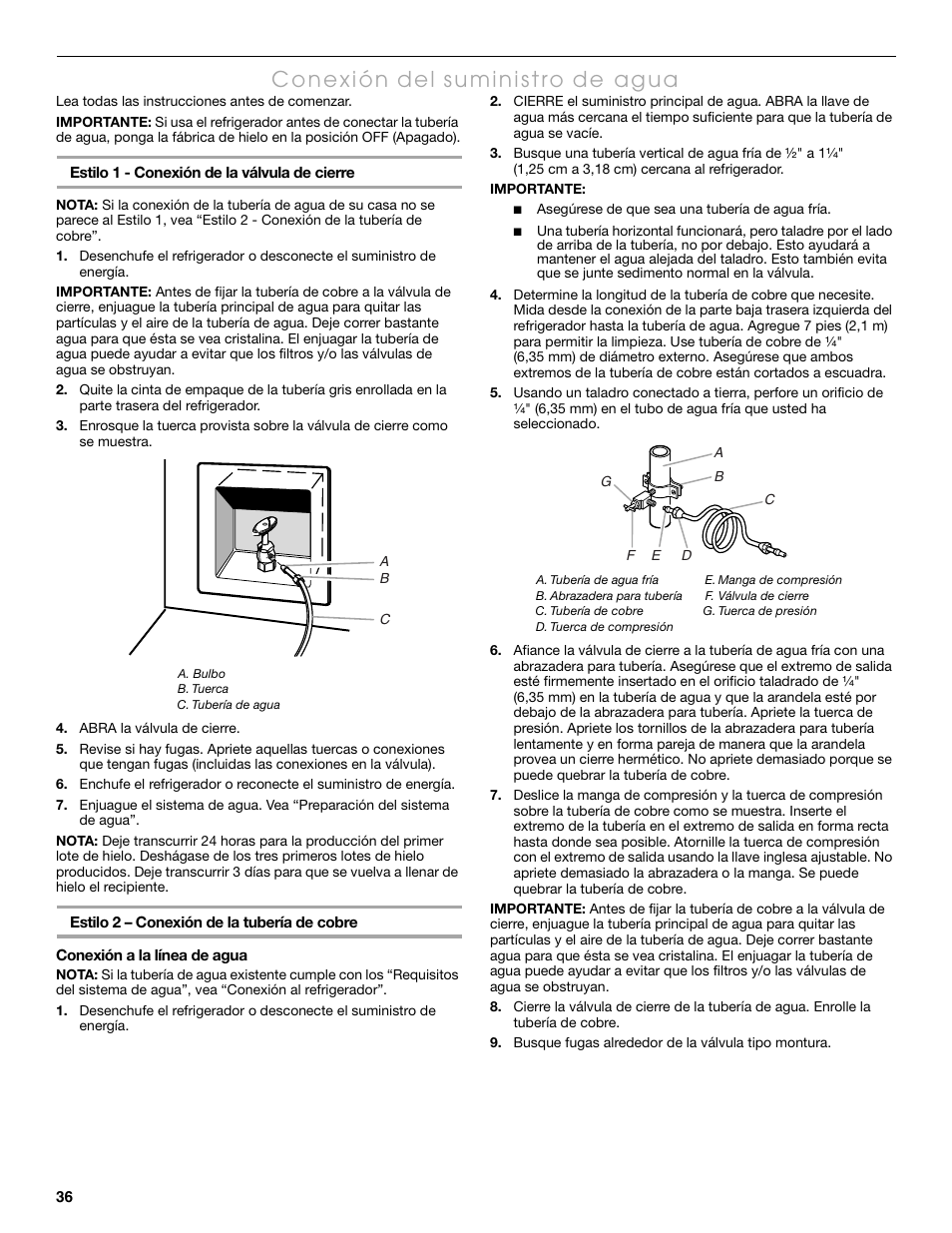 Thermador KBULT3655E User Manual | Page 36 / 60