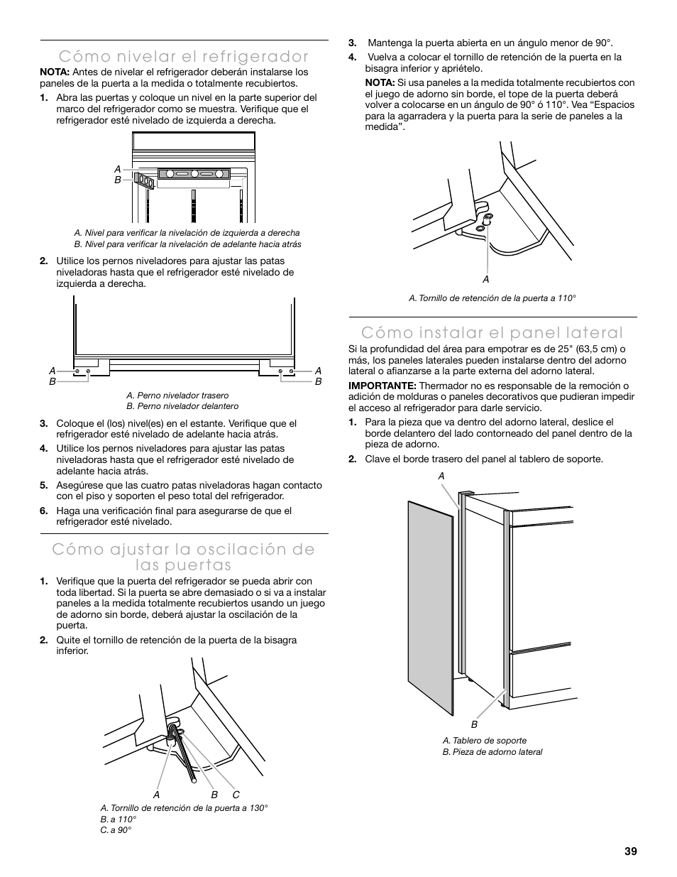 Thermador KBULT3655E User Manual | Page 39 / 60