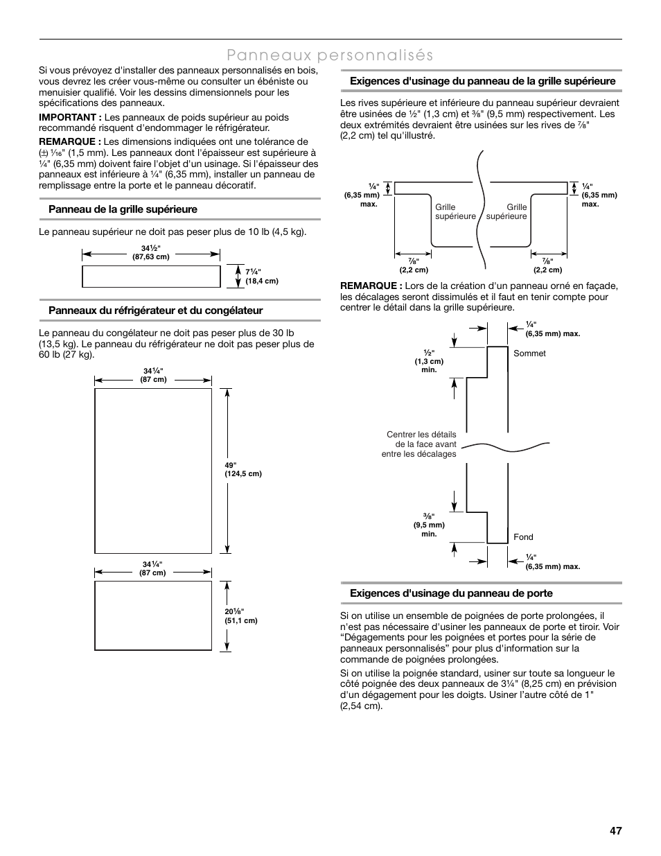Thermador KBULT3655E User Manual | Page 47 / 60