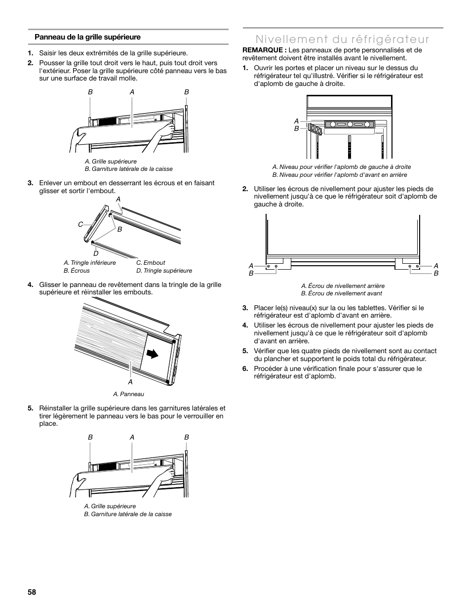 Thermador KBULT3655E User Manual | Page 58 / 60