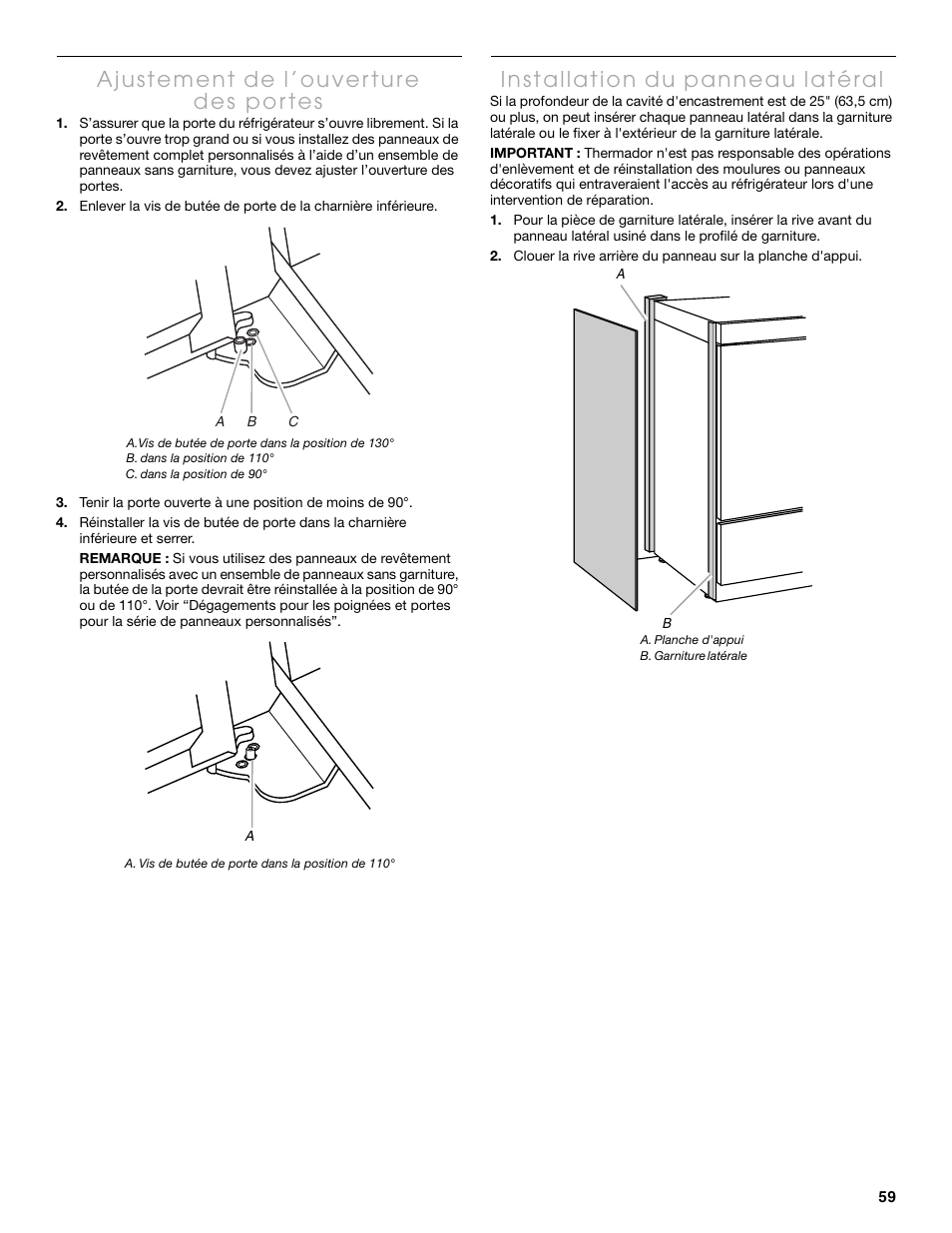 Thermador KBULT3655E User Manual | Page 59 / 60