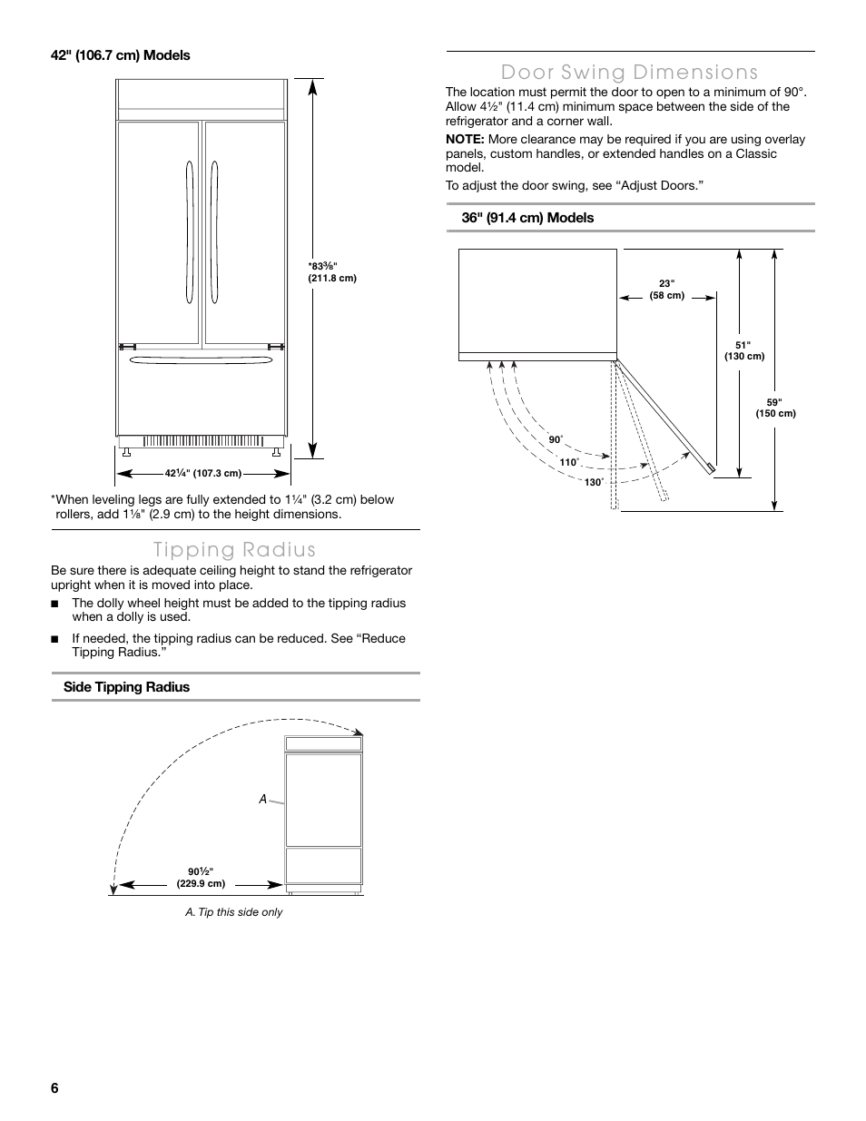 Thermador KBULT3655E User Manual | Page 6 / 60