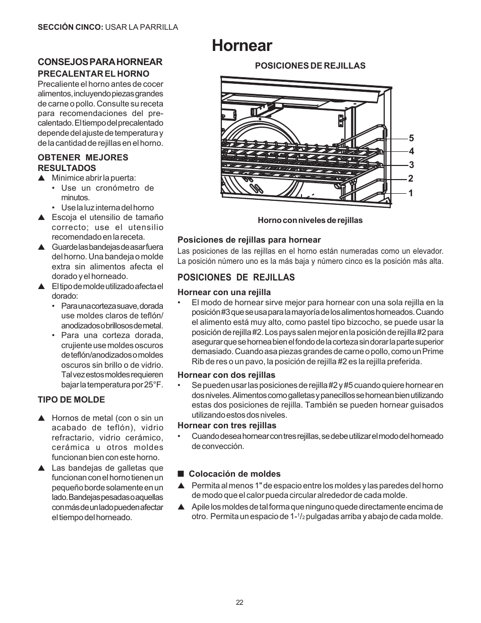 Hornear | Thermador Pro-Harmony P304 User Manual | Page 104 / 124