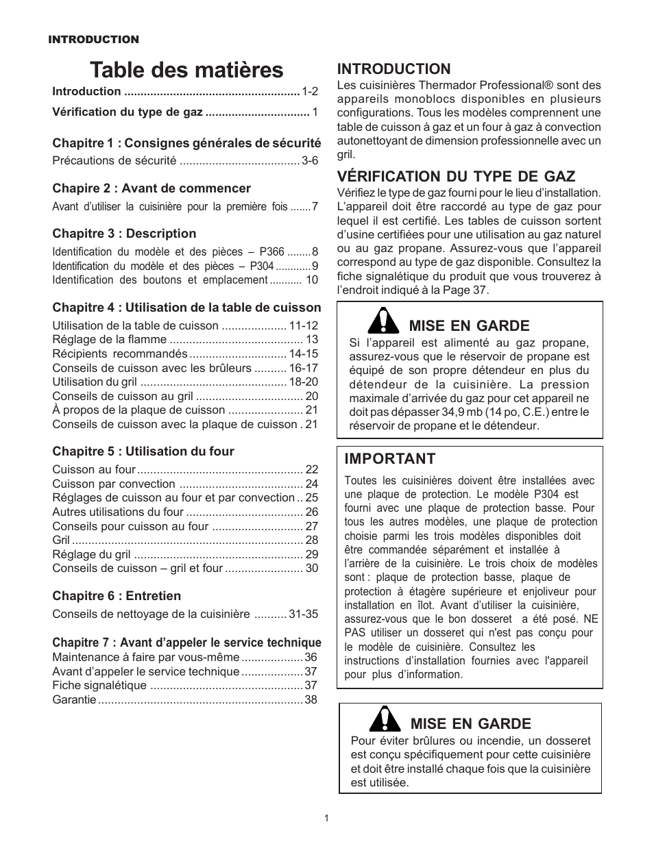 Thermador Pro-Harmony P304 User Manual | Page 43 / 124