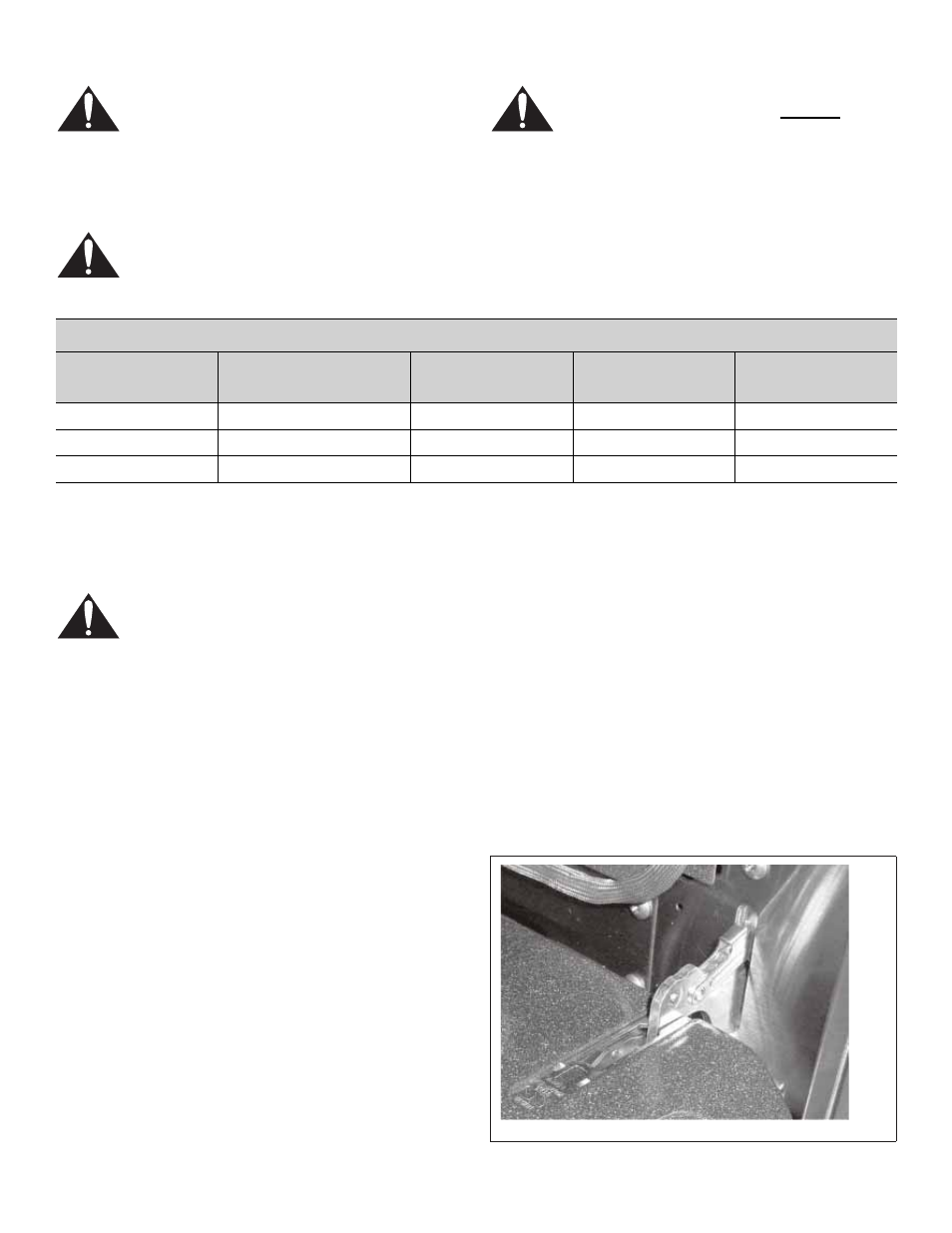 Warning, Caution, Included with range | Pa30ghsh, Pa30gith, Pa36glbh, Pa36ghsh, Pa48glbh, Pa48ghsh, Step 8: door removal and reinstallation | Thermador PRL36 User Manual | Page 16 / 64