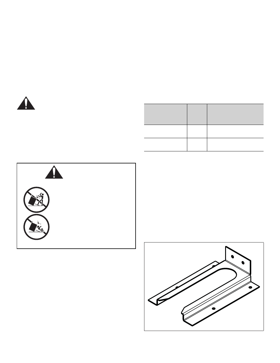 Avertissement — risque d’électrocution, Attention — dommages causés à l'équipement, Cuisinières à gaz de 30 po et 36 po | Vis phillips no 10 3,81 cm (1-1/2 po), Patte antibascule, montage au sol, Informations importantes concernant l'installation, Figure 7 : montage de la patte antibascule | Thermador PRL36 User Manual | Page 32 / 64