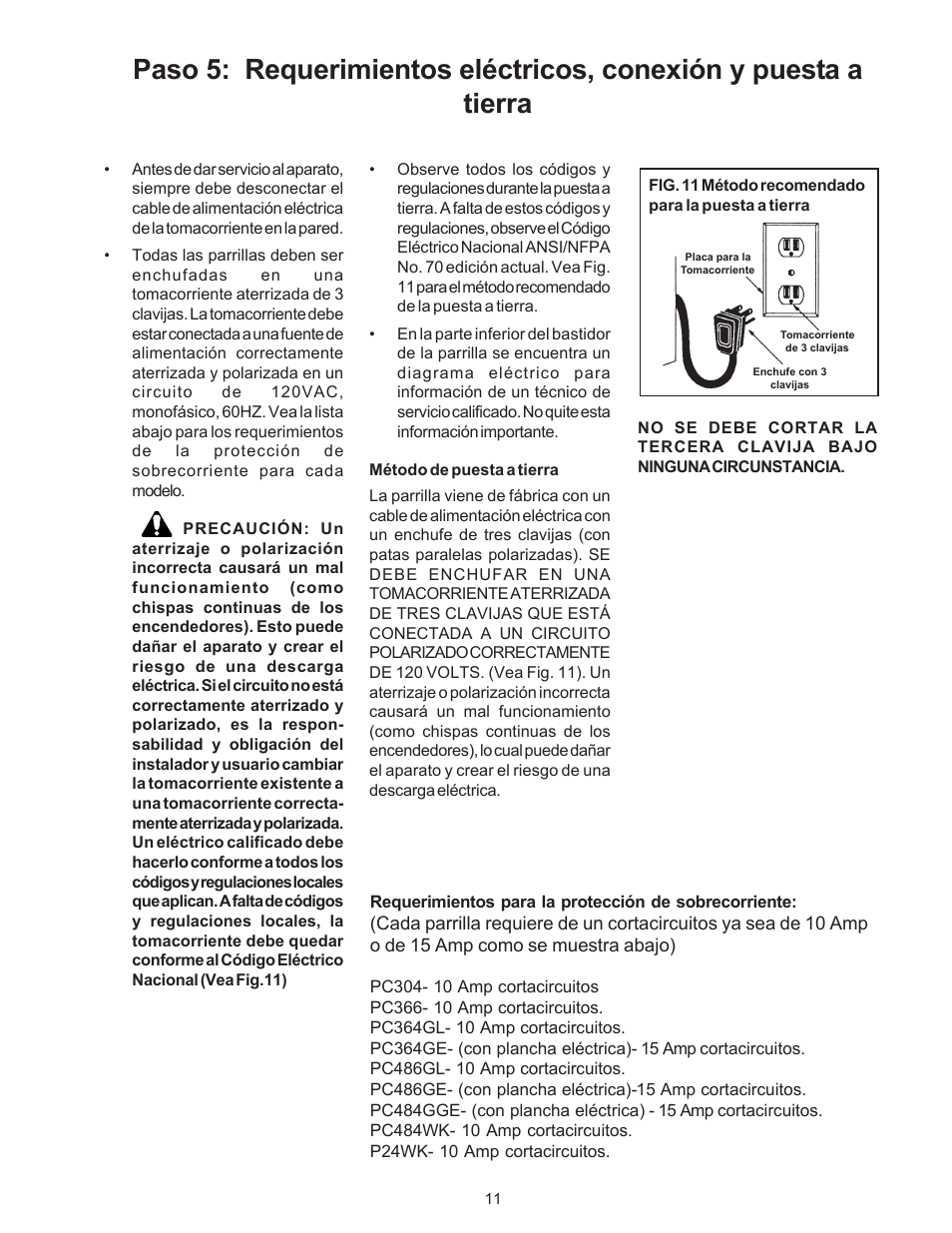 Thermador P24WK User Manual | Page 45 / 52