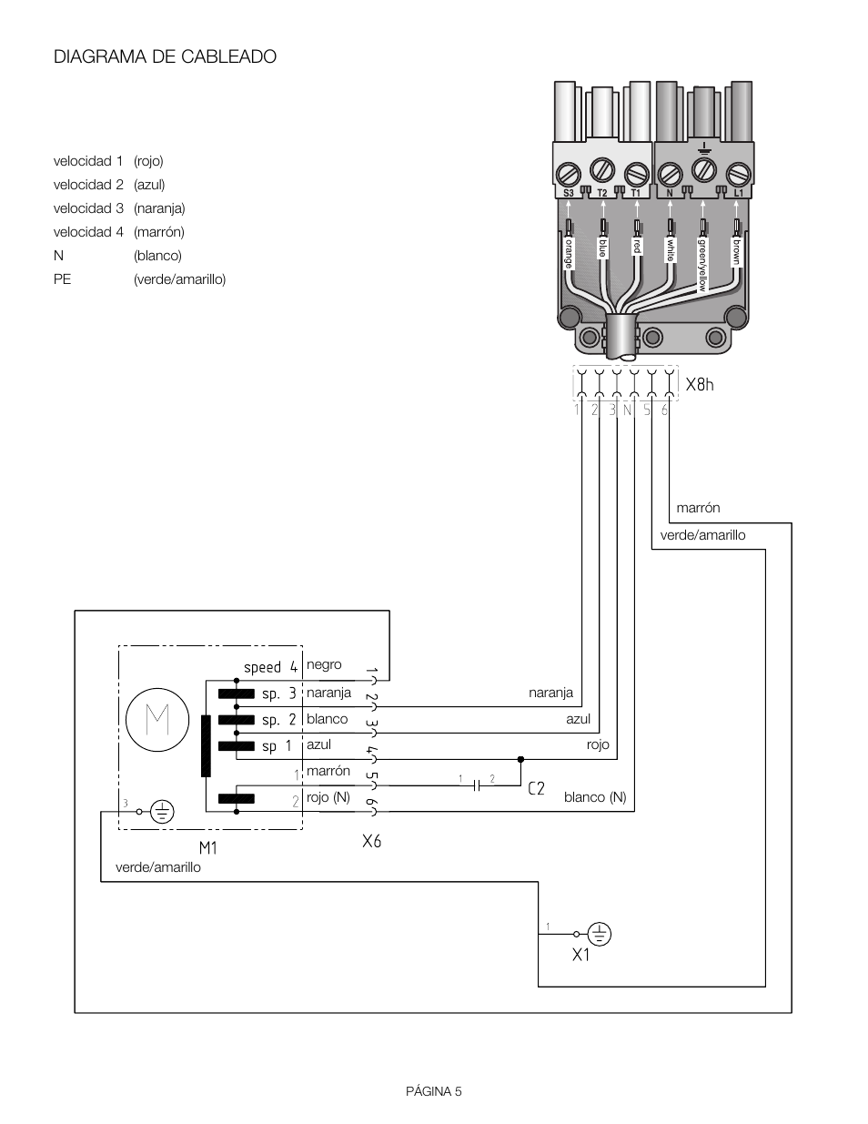 Diagrama de cableado | Thermador VTR630D User Manual | Page 19 / 20