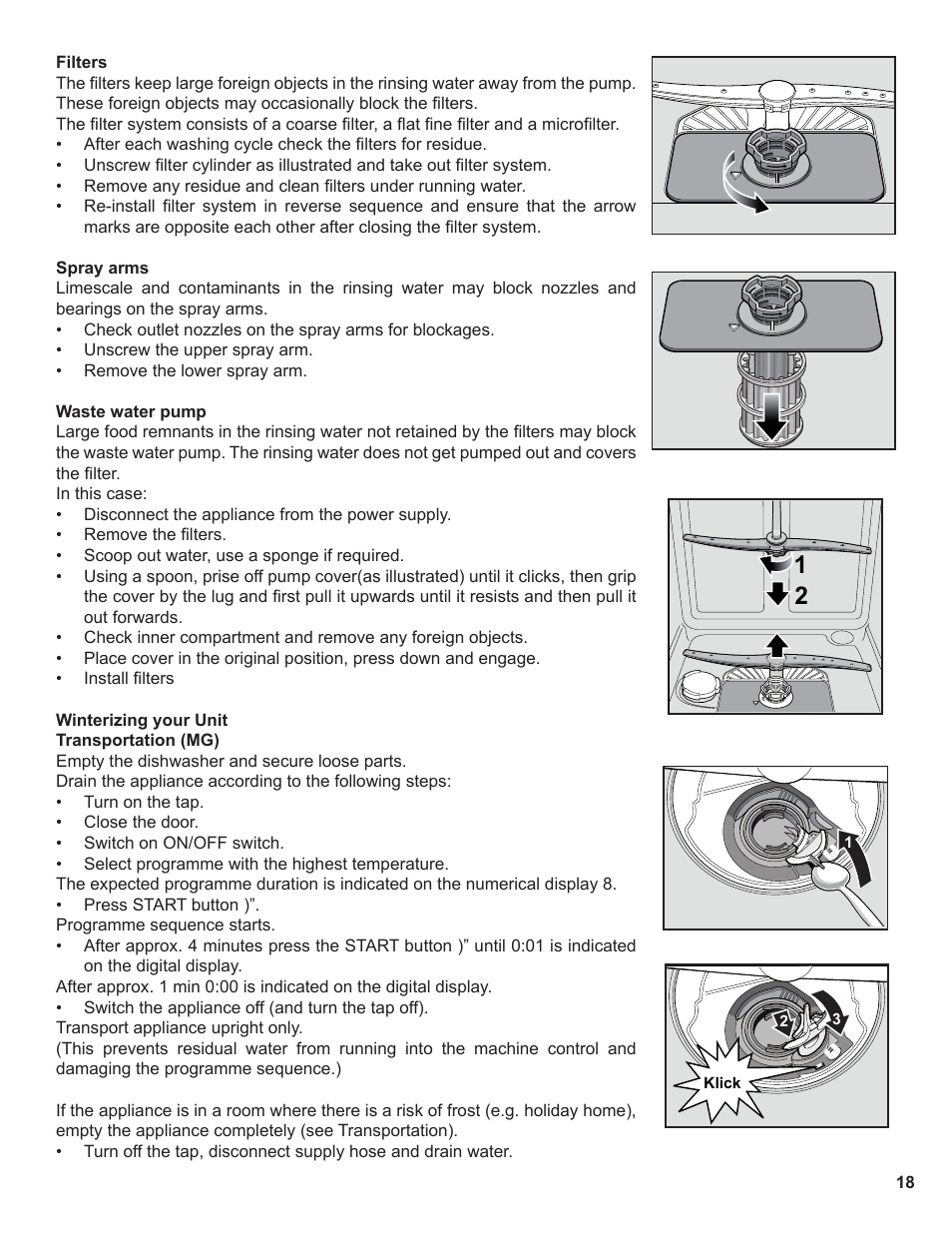 Thermador Dishwasher User Manual | Page 18 / 66