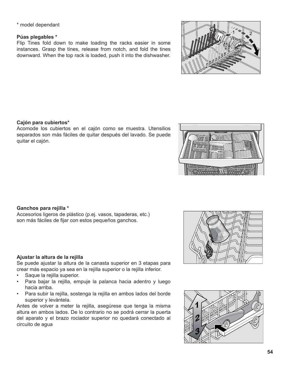 Thermador Dishwasher User Manual | Page 54 / 66