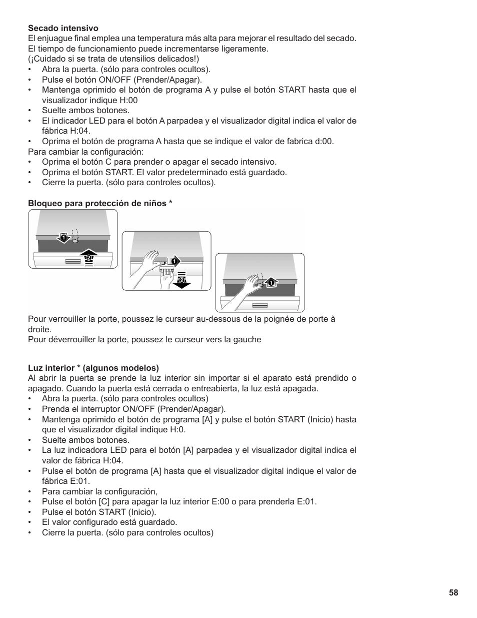 Thermador Dishwasher User Manual | Page 58 / 66