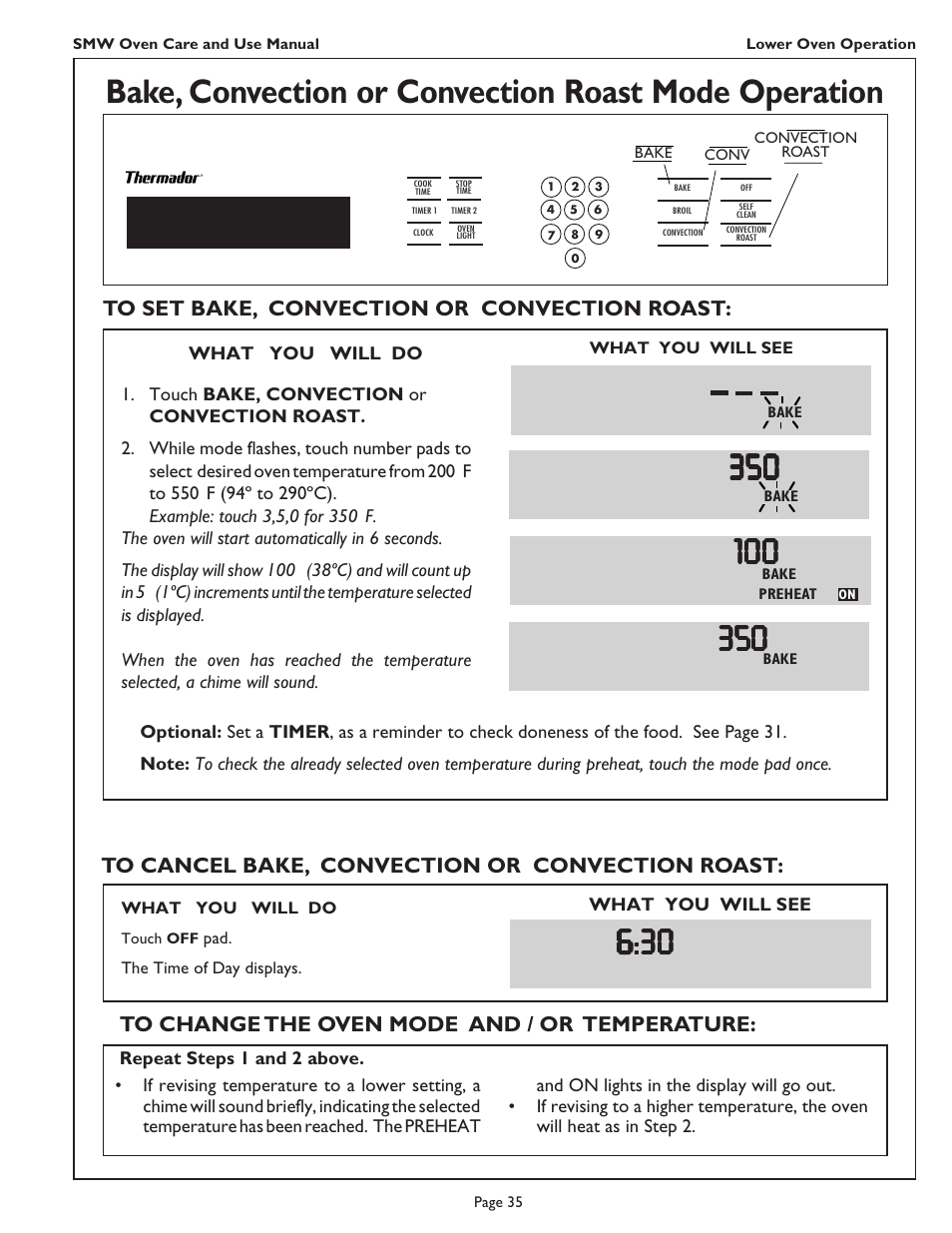 Thermador SMW272 User Manual | Page 37 / 64