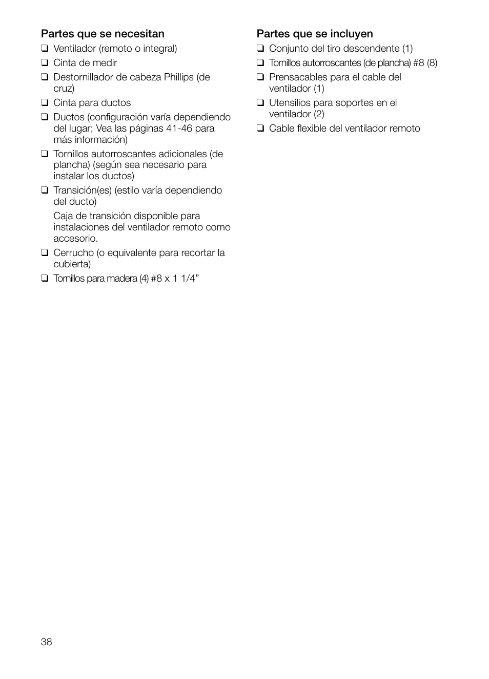 Thermador UCVM30FS User Manual | Page 38 / 56