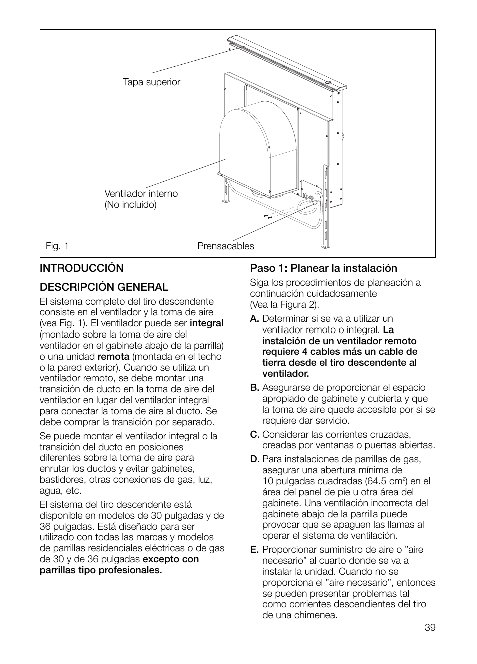 Thermador UCVM30FS User Manual | Page 39 / 56