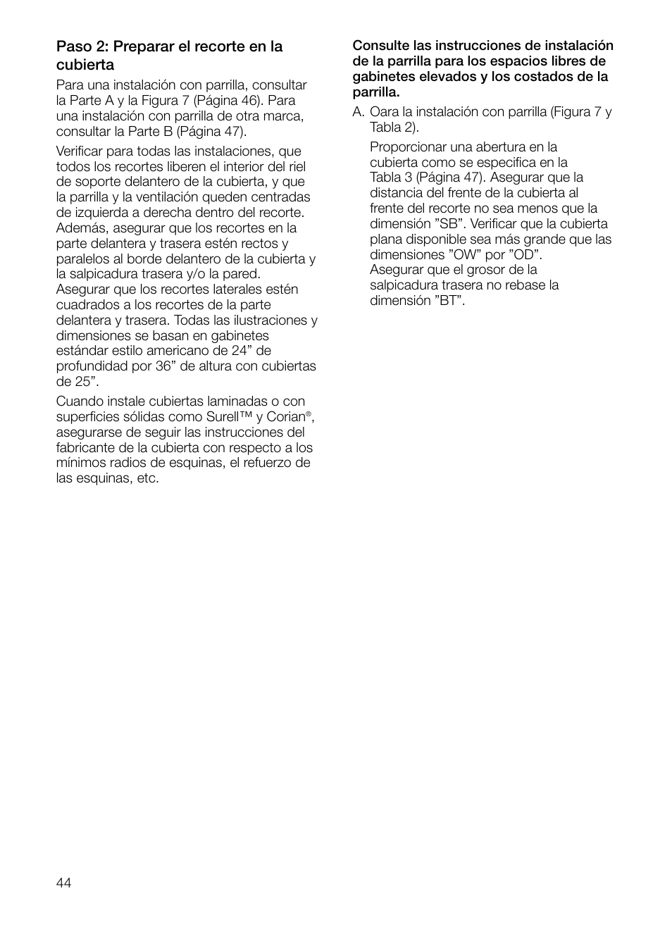 Thermador UCVM30FS User Manual | Page 44 / 56
