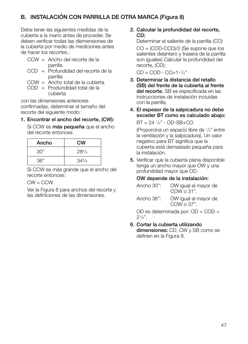 Thermador UCVM30FS User Manual | Page 47 / 56