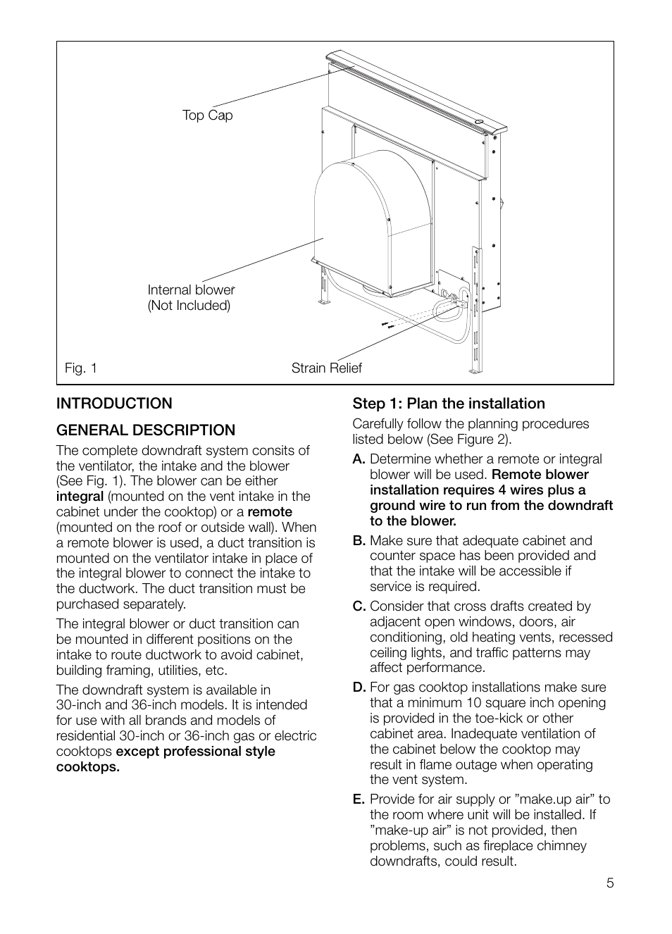 Thermador UCVM30FS User Manual | Page 5 / 56