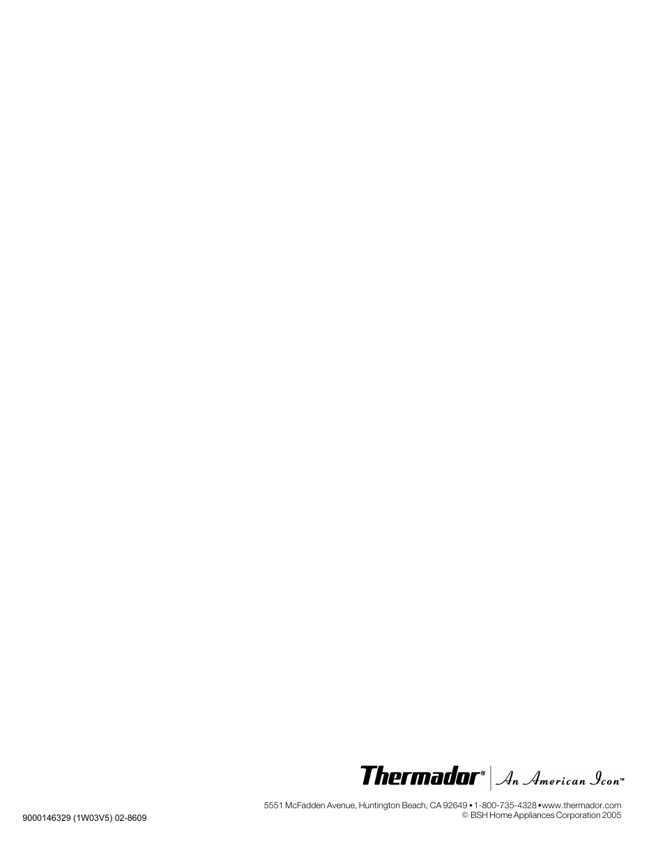 Thermador CIT365DS User Manual | Page 23 / 23