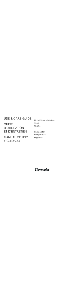 Thermador T30IR User Manual | 44 pages