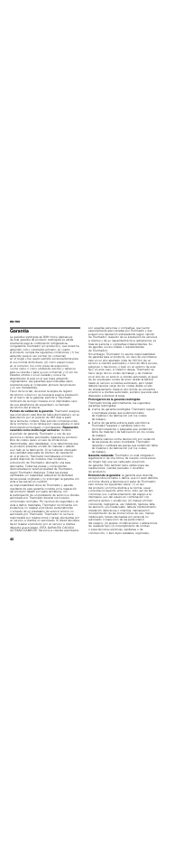 Garantía, Es-mx 42 | Thermador T30IR User Manual | Page 42 / 44