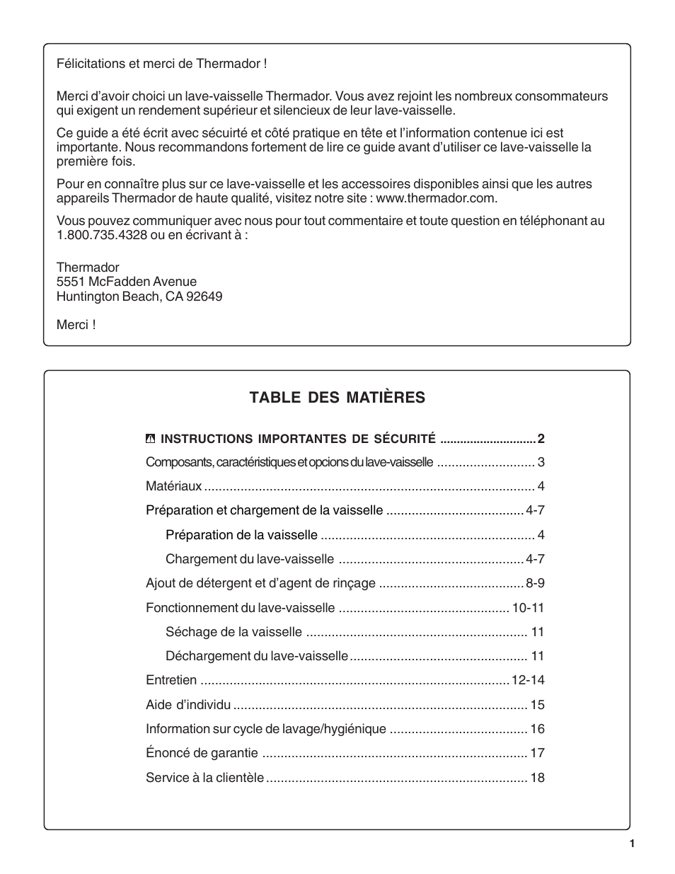 Thermador DWHD43C User Manual | Page 21 / 58