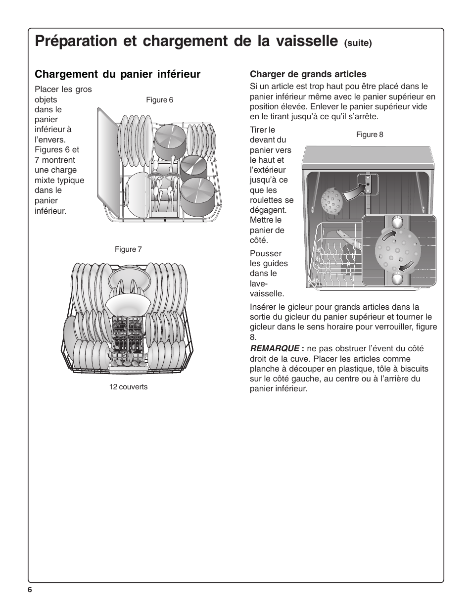 Préparation et chargement de la vaisselle | Thermador DWHD43C User Manual | Page 26 / 58