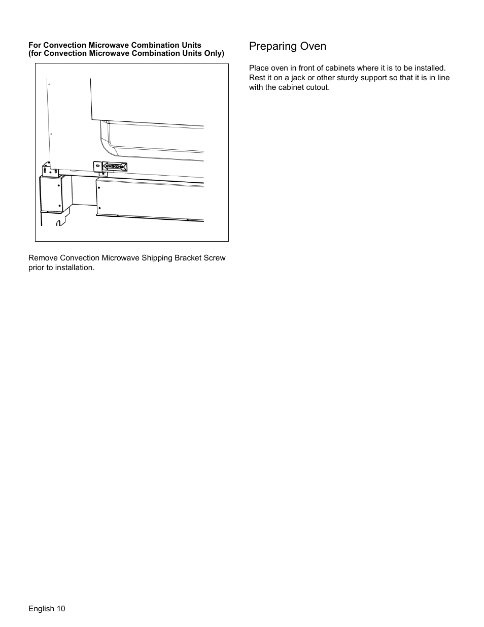 Preparing oven | Thermador MEMCW271 User Manual | Page 12 / 52