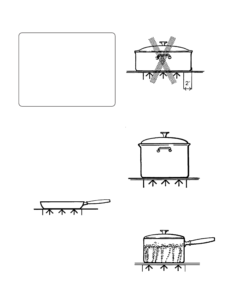Cookware recommendations, Caution | Thermador PD36  EN User Manual | Page 17 / 48