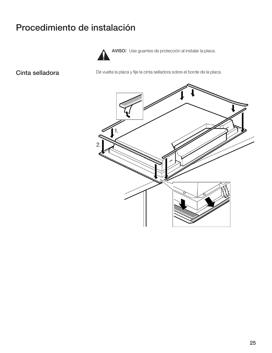 Procedimiento de instalación | Thermador CEM365FS User Manual | Page 25 / 32