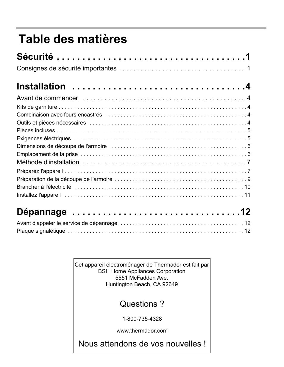 Thermador MCT30E User Manual | Page 14 / 44