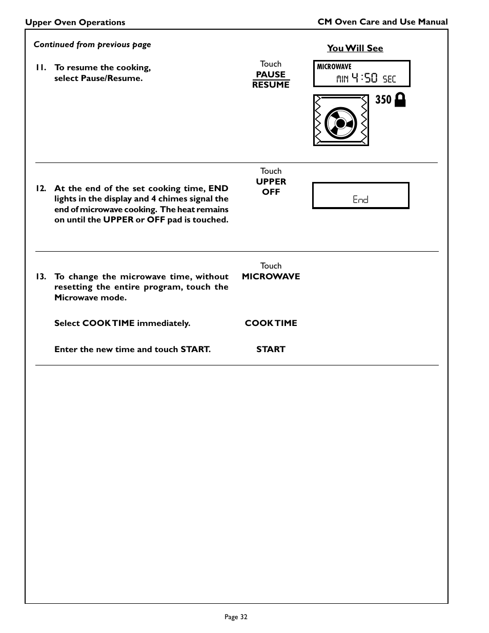 Thermador CM301 User Manual | Page 34 / 64