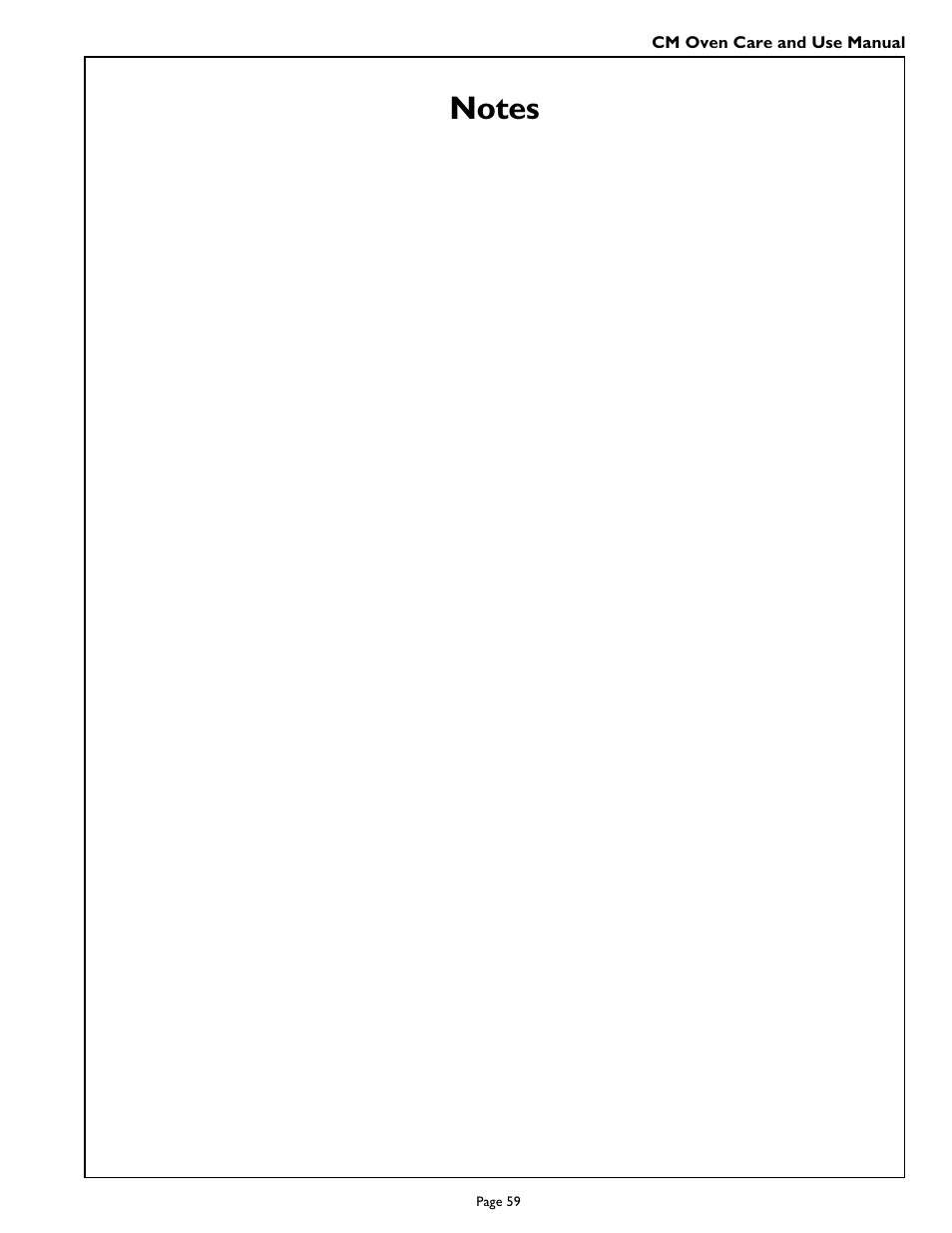 Thermador CM301 User Manual | Page 61 / 64