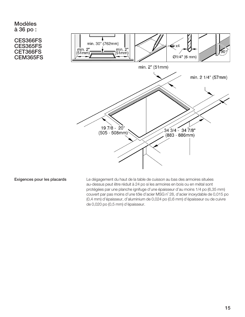 Thermador CES366FS User Manual | Page 15 / 32