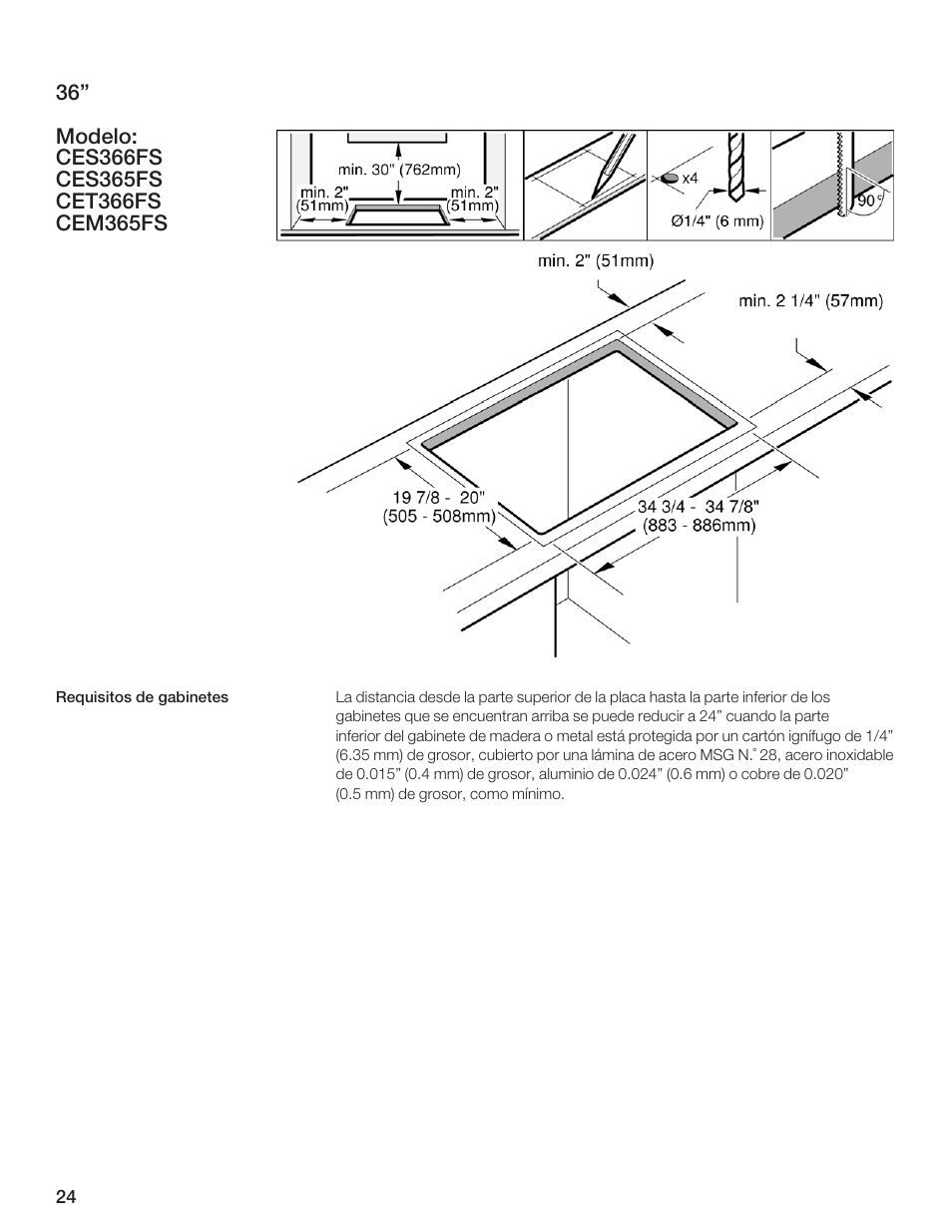 Thermador CES366FS User Manual | Page 24 / 32