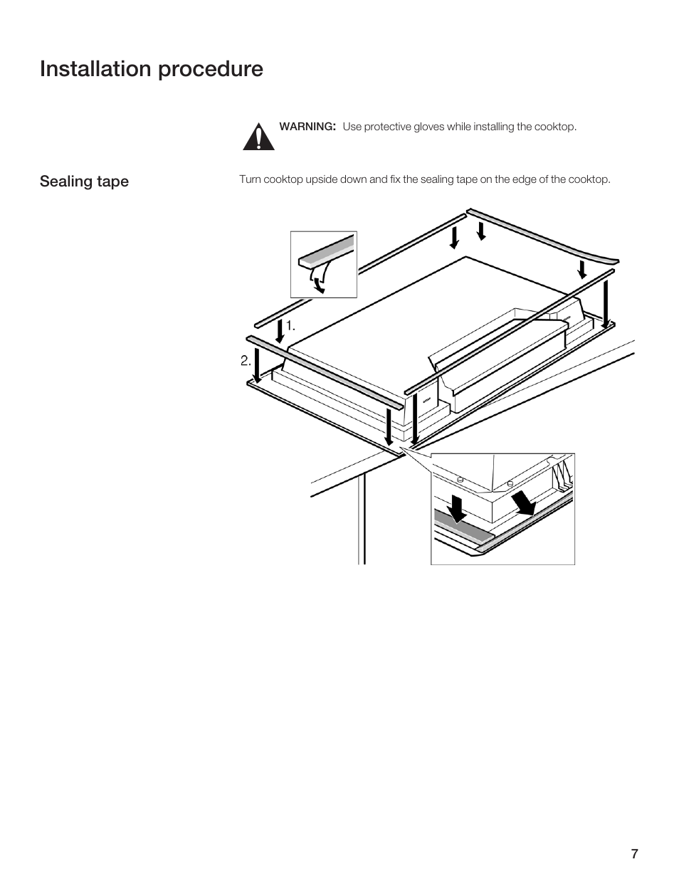 Installation procedure | Thermador CES366FS User Manual | Page 7 / 32