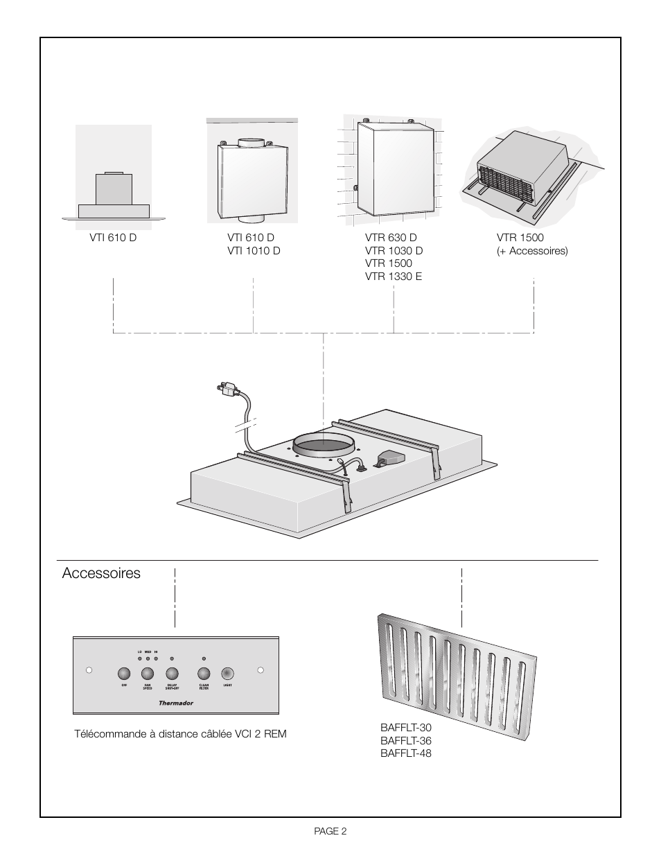 Accessoires | Thermador VCI 230/236/248 DS User Manual | Page 12 / 28