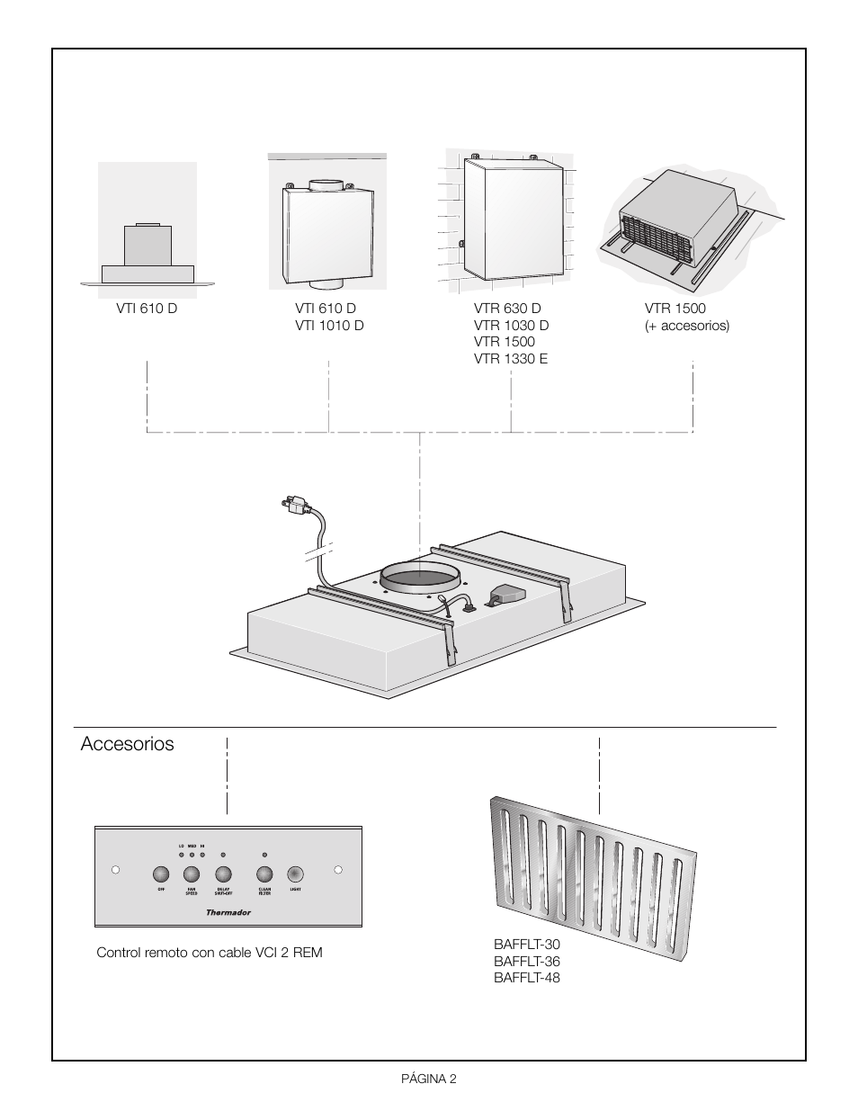 Accesorios | Thermador VCI 230/236/248 DS User Manual | Page 20 / 28