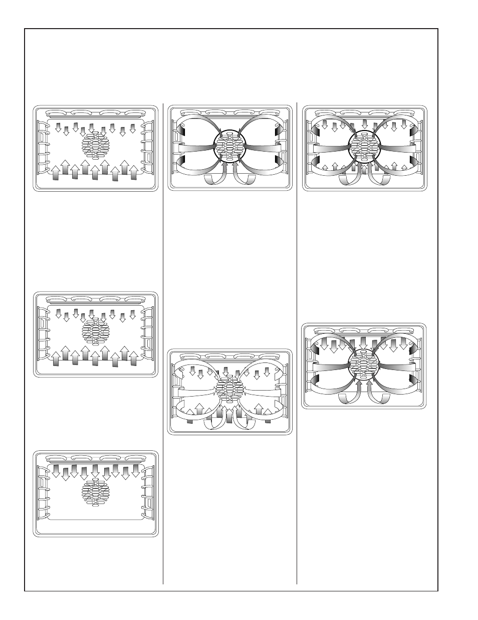 Heating modes available in each oven | Thermador C271 User Manual | Page 10 / 40