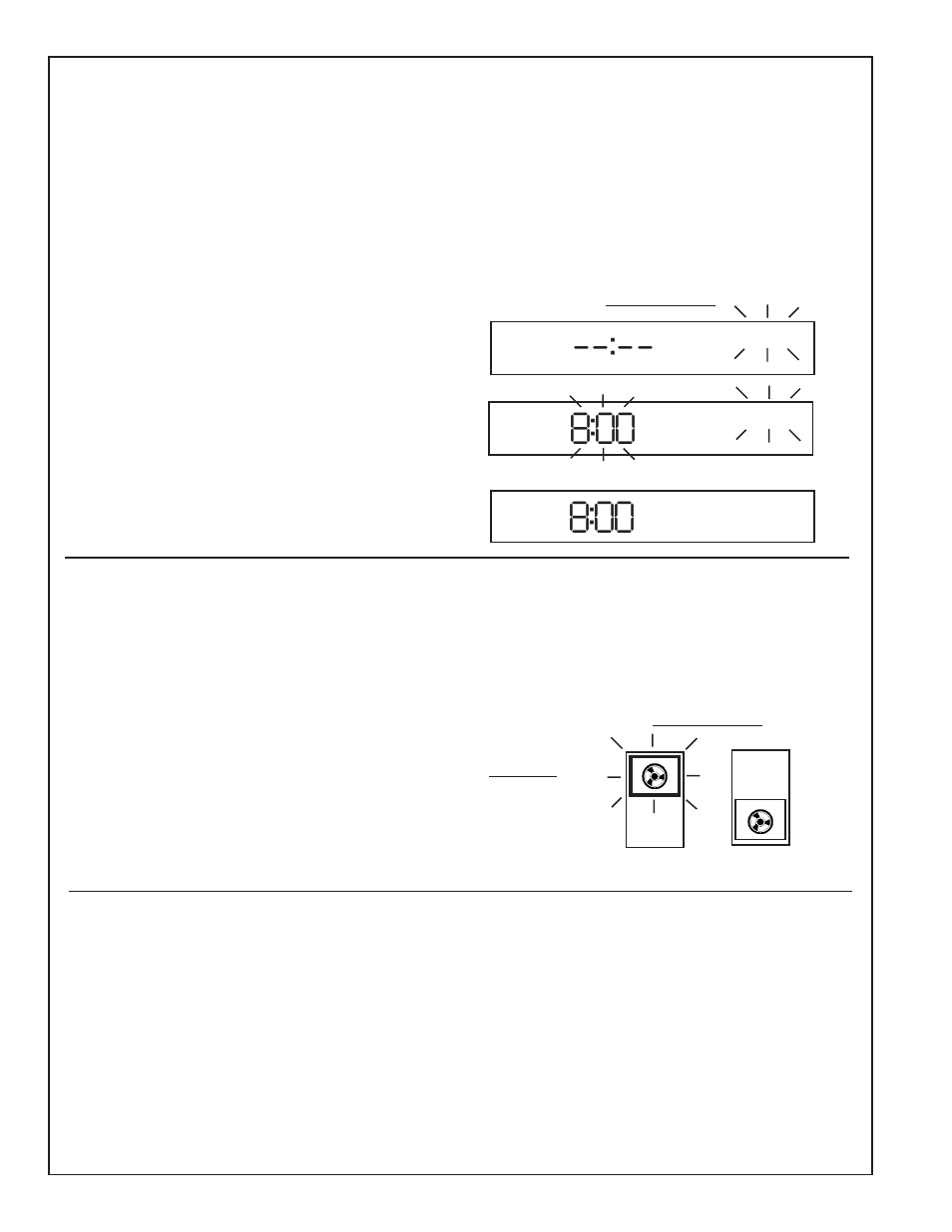 Setting the clock, Setting the lights | Thermador C271 User Manual | Page 12 / 40