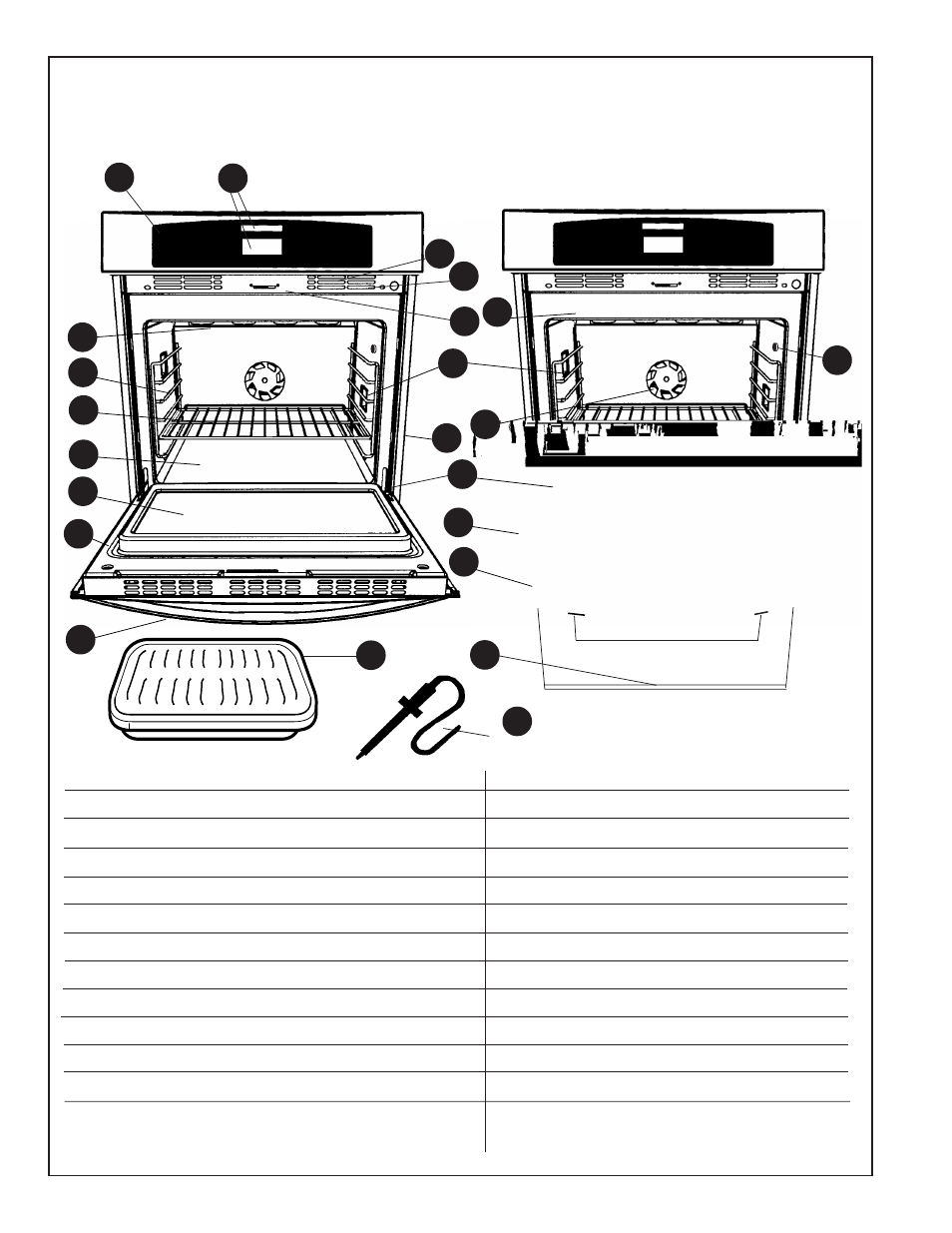 Features of your oven | Thermador C271 User Manual | Page 6 / 40